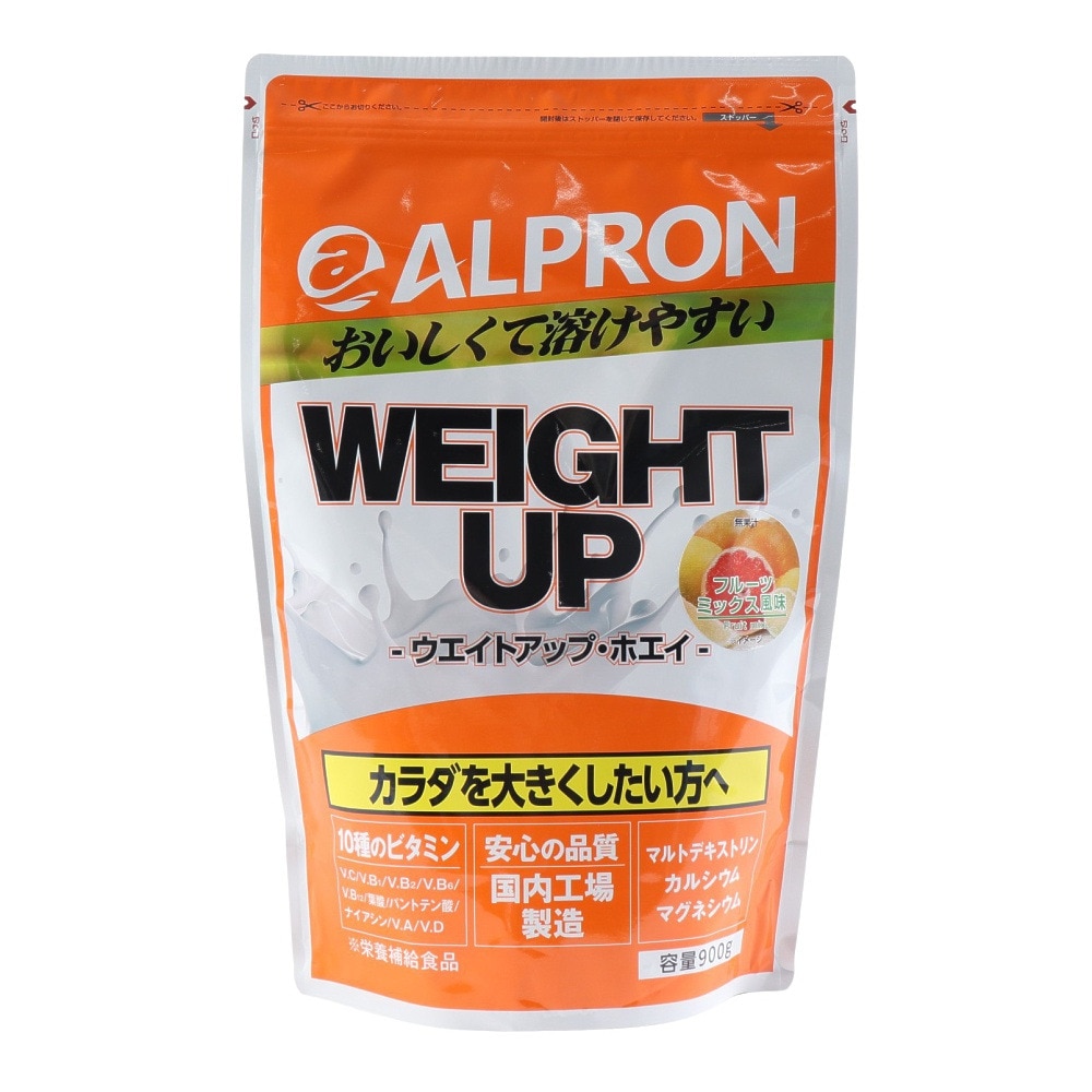 アルプロン（alpron）（メンズ、レディース）ウェイトアップ プロテイン フルーツミックス風味 900g 約30回分