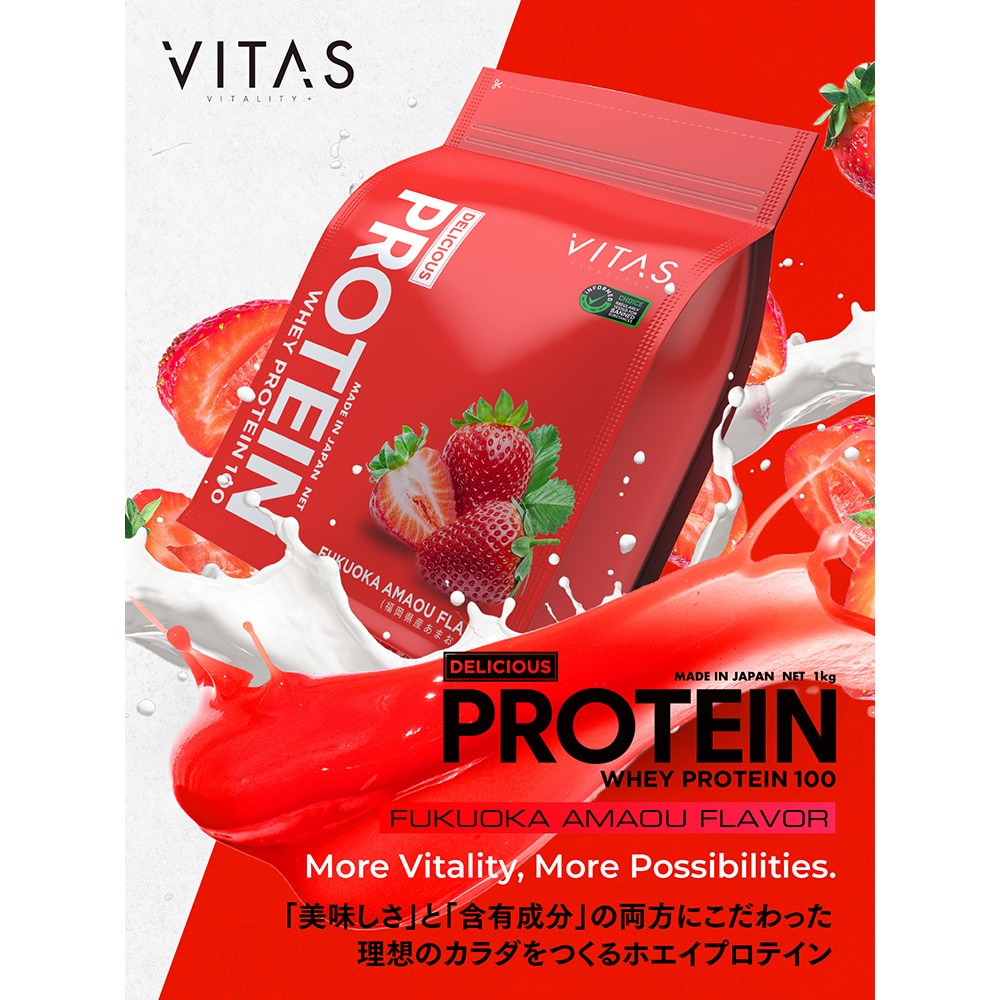 VITAS（VITAS）（メンズ、レディース）プロテイン WPC デリシャス