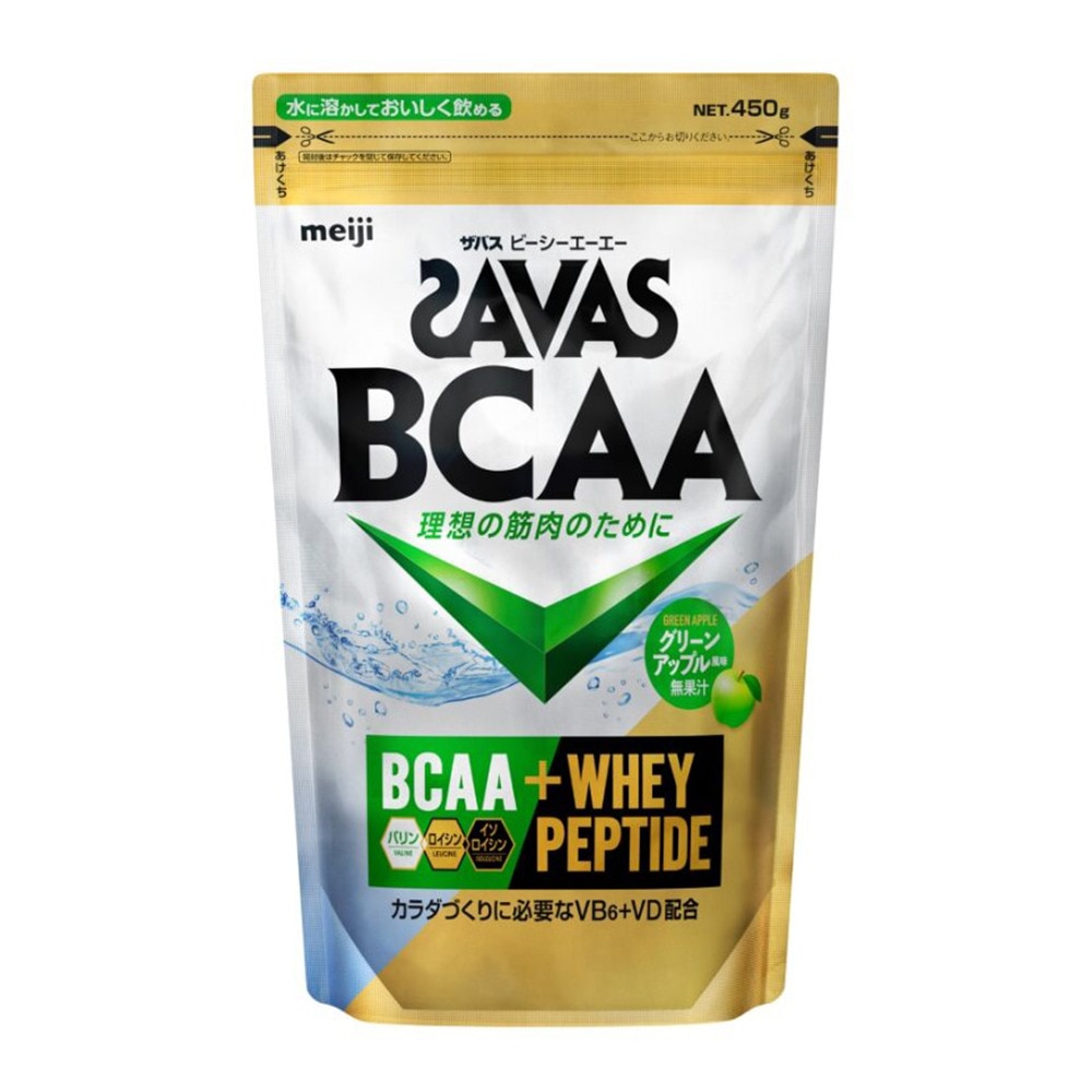 ＳＡＶＡＳ BCAAパウダー グリーンアップル風味 450g 2635009 ＦＦ 0 食品・ドリンク・ボトル