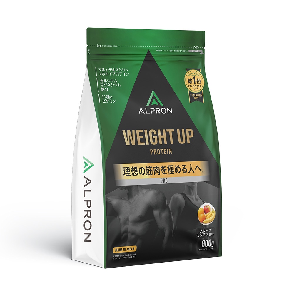 アルプロン（alpron）（メンズ、レディース）ウエイトアップ フルーツミックス風味 ALPRON PRO 900g 約30回分
