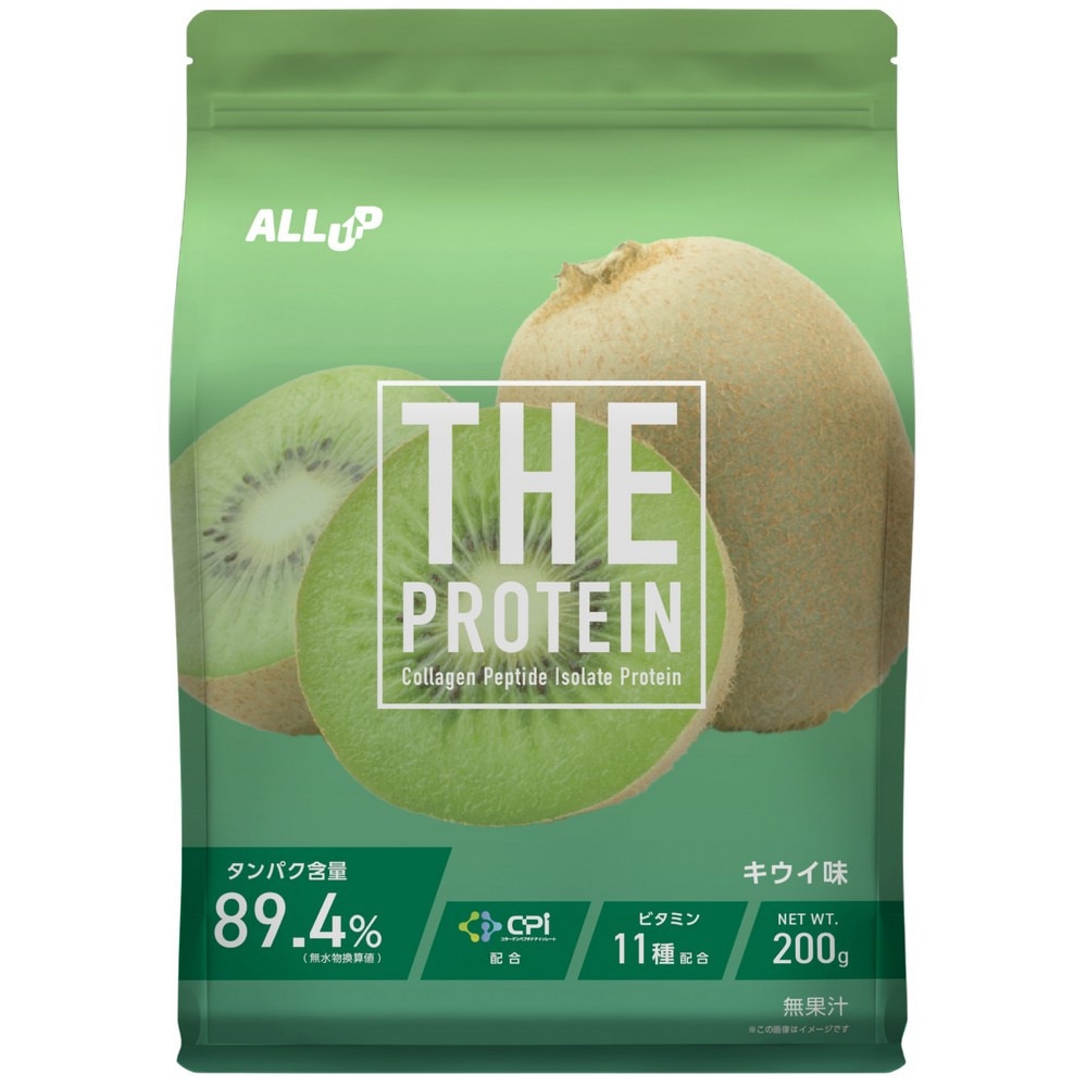 ALL UP（ALL UP）（メンズ、レディース）プロテイン THEPROTEIN キウイ味 200g 約7食入 GWM52TK019