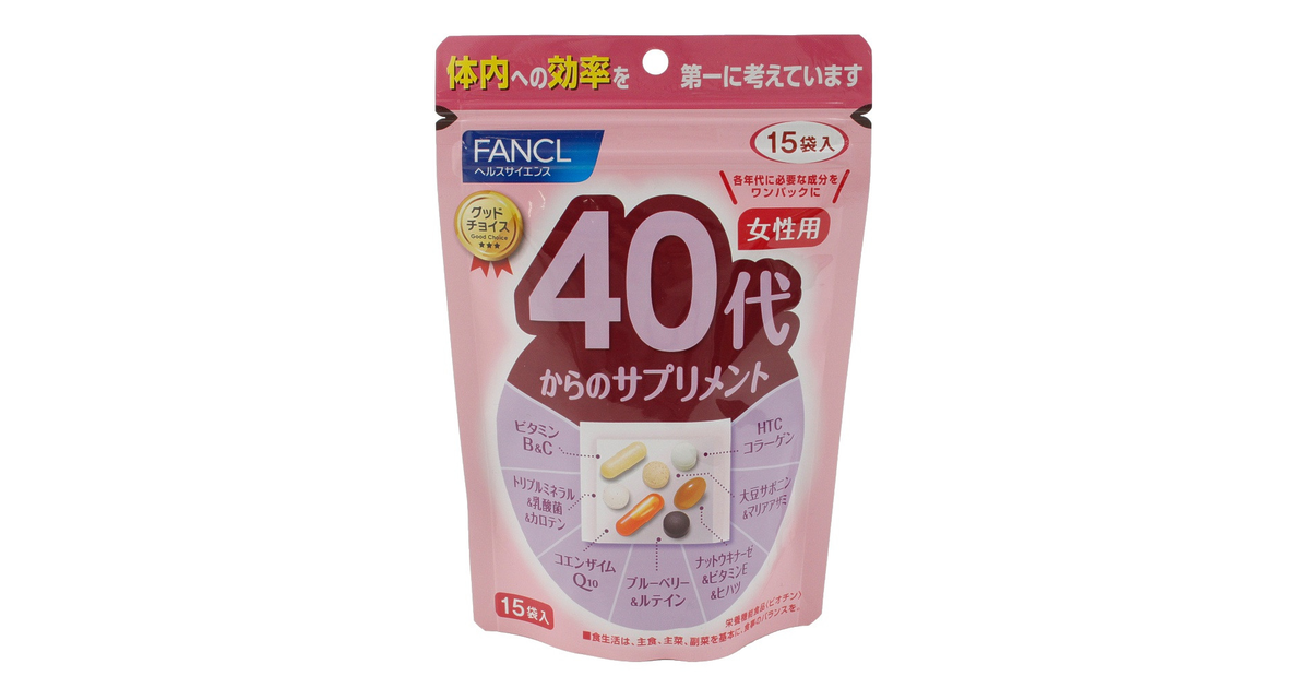 超美品の ファンケル 30代からのサプリメント 女性用 15袋 栄養機能食品 サプリメント FANCL ※軽減税率対象商品 qdtek.vn