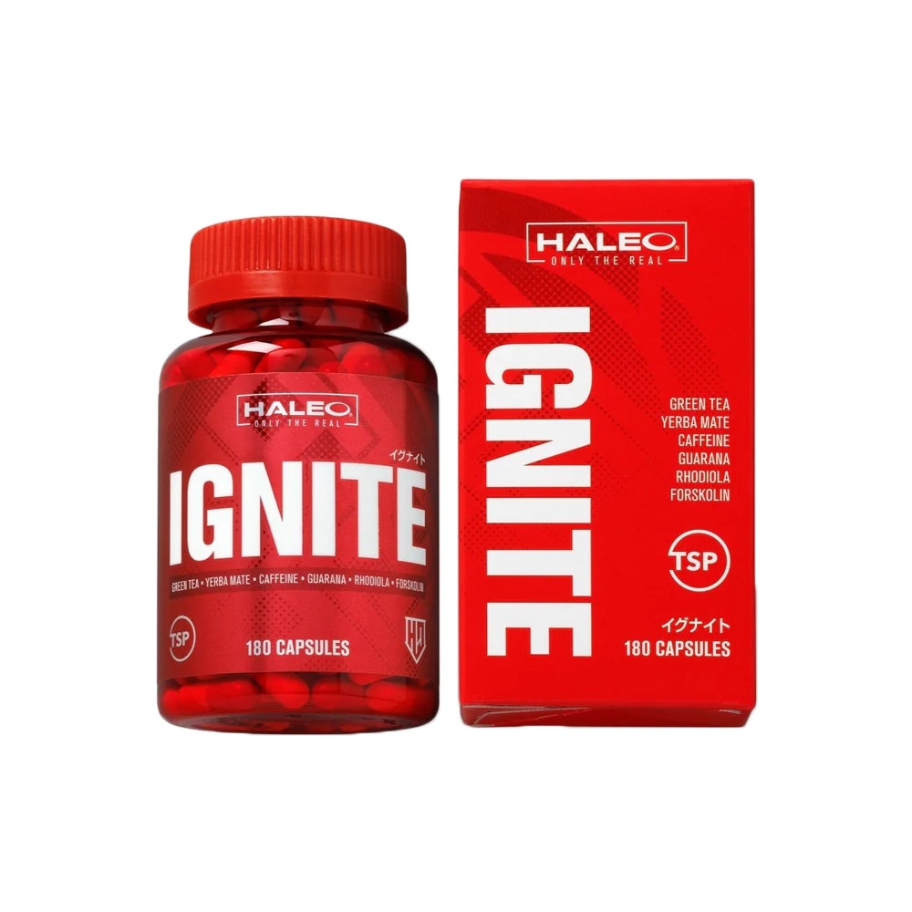ハレオ（HALEO）（メンズ、レディース）サプリ イグナイト 180カプセル 90回分 ダイエットサポート ボディメイク 脂肪燃焼サポート スポーツ 運動 健康 筋トレ