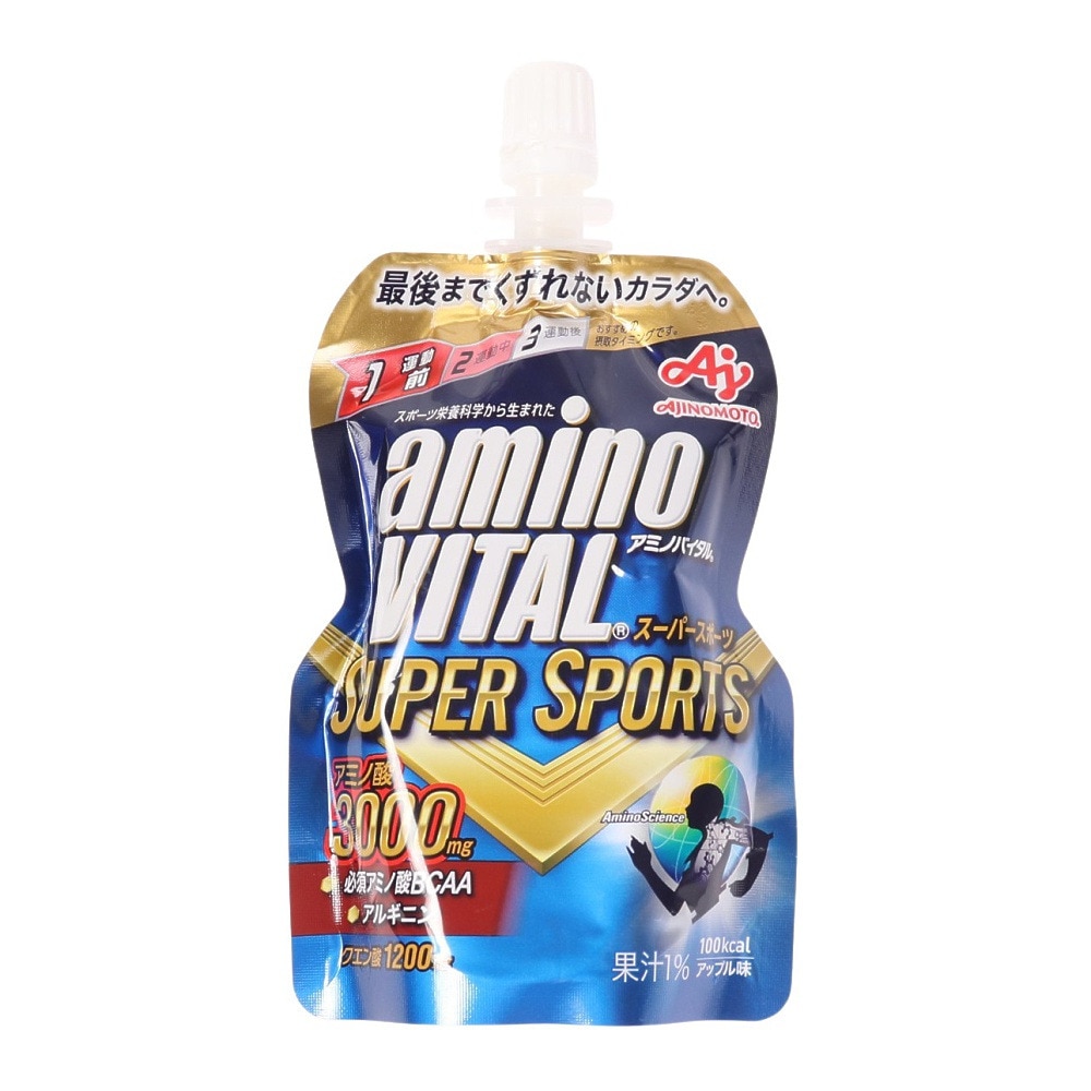 アミノバイタル（amino VITAL）（メンズ、レディース、キッズ）ゼリードリンク SUPER SPORTS アップル風味 100g