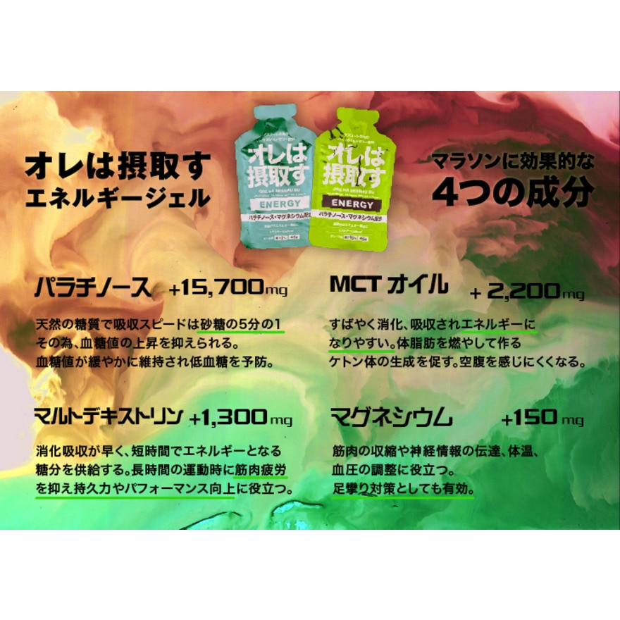 ダイトー水産（Daito-Suisan）（メンズ、レディース）オレは摂取す エネルギージェル グレープ味 45g 311200