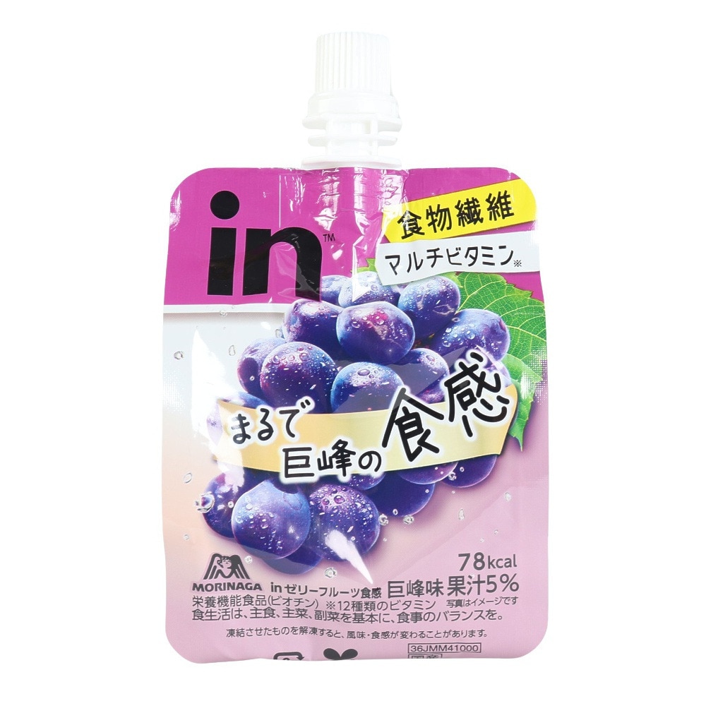 森永（Morinaga）（メンズ、レディース）in ゼリー フルーツ食感 巨峰 150g 36JMM41000 ぶどう味