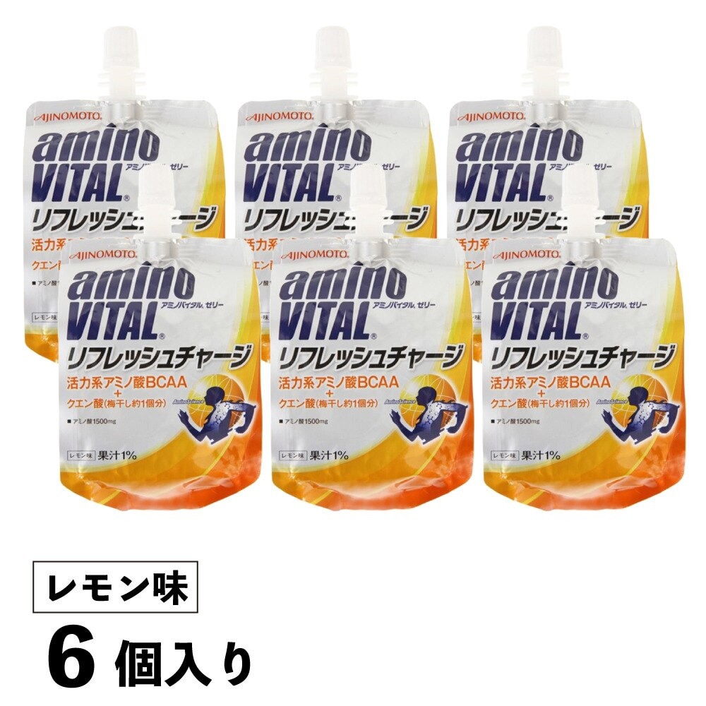アミノバイタル｜【6個入り】アミノバイタル リフレッシュチャージ レモン味 180g - ゴルフ用品はヴィクトリアゴルフ
