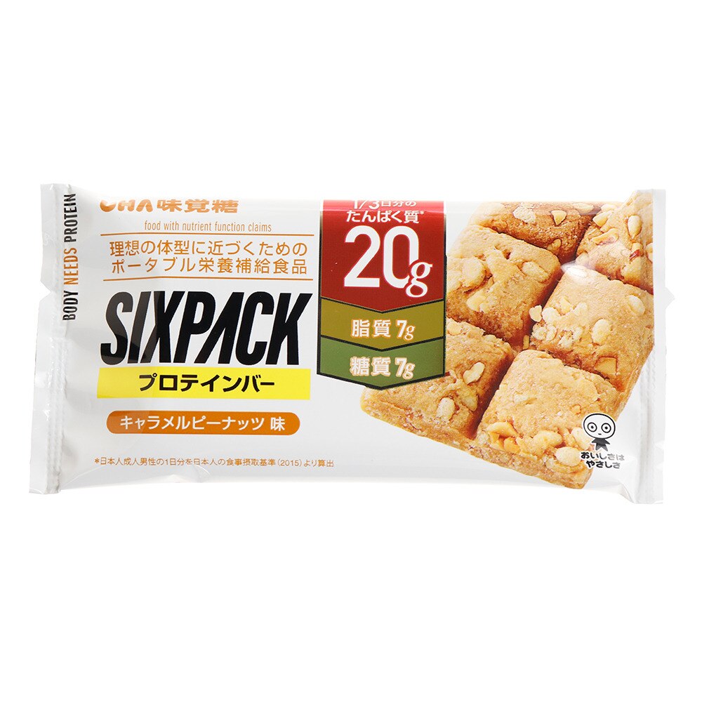 SIXPACK プロテインバー キャラメルピーナッツ味 90071