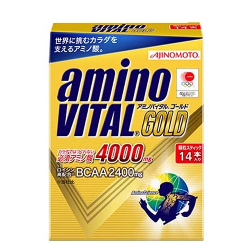 アミノバイタル アミノバイタル GOLD 必須アミノ酸4000mg 14本入 アミノ酸 BCAA クエン酸 ＦＦ 0 食品・ドリンク・ボトル