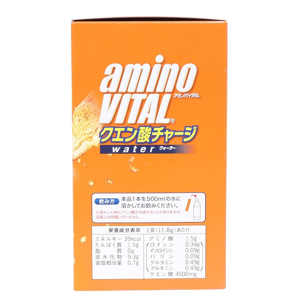 アミノバイタル（amino VITAL）（メンズ、レディース）クエン酸チャージウォーター 24本入 レモン味 粉末 BCAA クエン酸 4500mg アミノ酸 1500mg