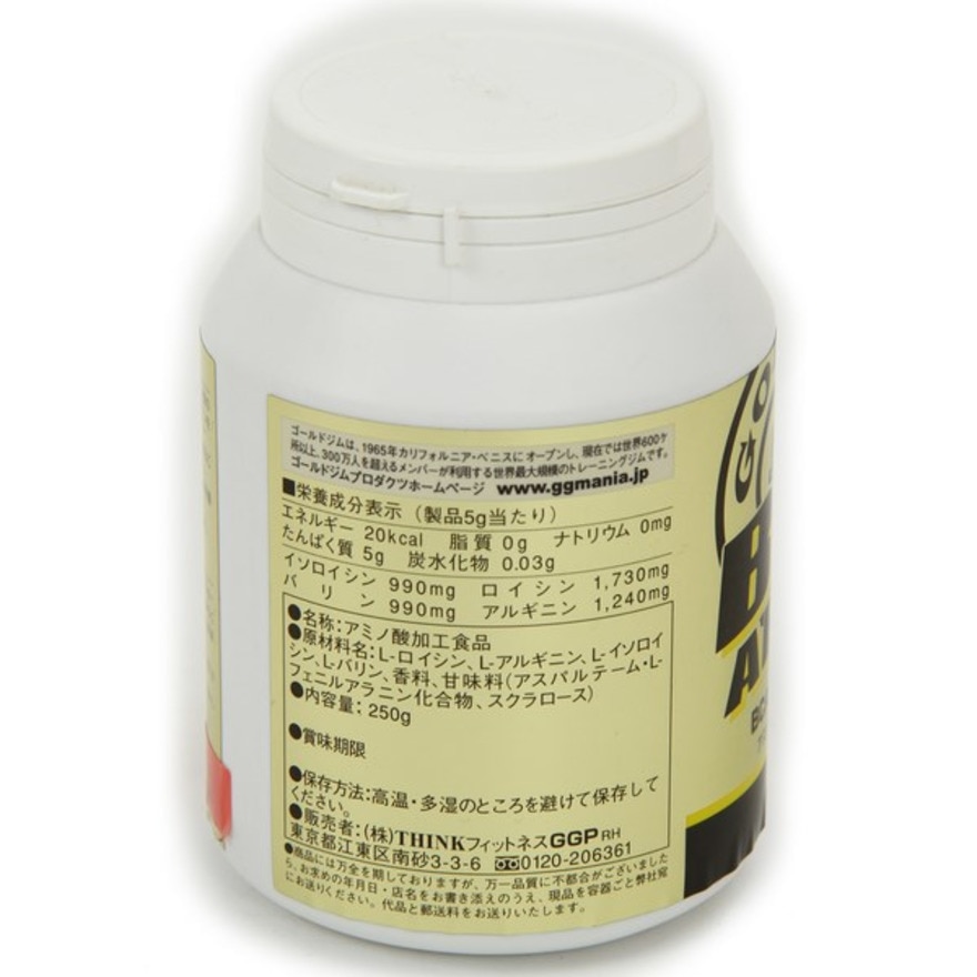 ゴールドジム（GOLD'S GYM）（メンズ）BCAA アルギニン250g F4200