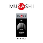 ムサシ（MUSASHI）（メンズ、レディース）NI ニー スティック 3.0g×8本入 L-ロイシン L-バリン L-イソロイシン アミノ酸 BCAA
