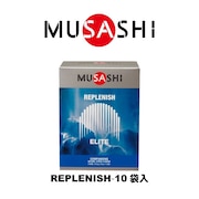 ムサシ（MUSASHI）（メンズ、レディース）REPLENISH リプレニッシュ 35g×10袋入 クエン酸 BCAA グルタミン ナトリウム