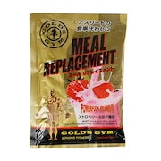ゴールドジム(GOLD'S GYM)(メンズ、レディース)ミールリプレイスメント ストロベリーミルク風味 55g ホエイたんぱく カゼインたんぱく 大豆