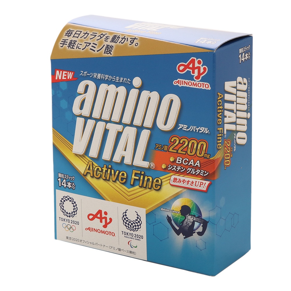 アミノバイタル｜アミノバイタル（amino VITAL）（メンズ、レディース）アミノバイタル アクティブファイン グレープフルーツ味 14本入  34.7g - スポーツ用品はスーパースポーツゼビオ