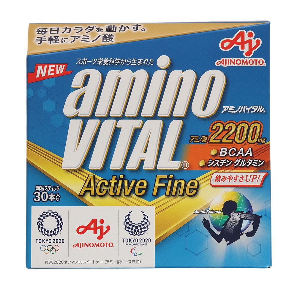 アミノバイタル（amino VITAL）（メンズ、レディース）アミノバイタル アクティブファイン グレープフルーツ味 30本入 74.4g