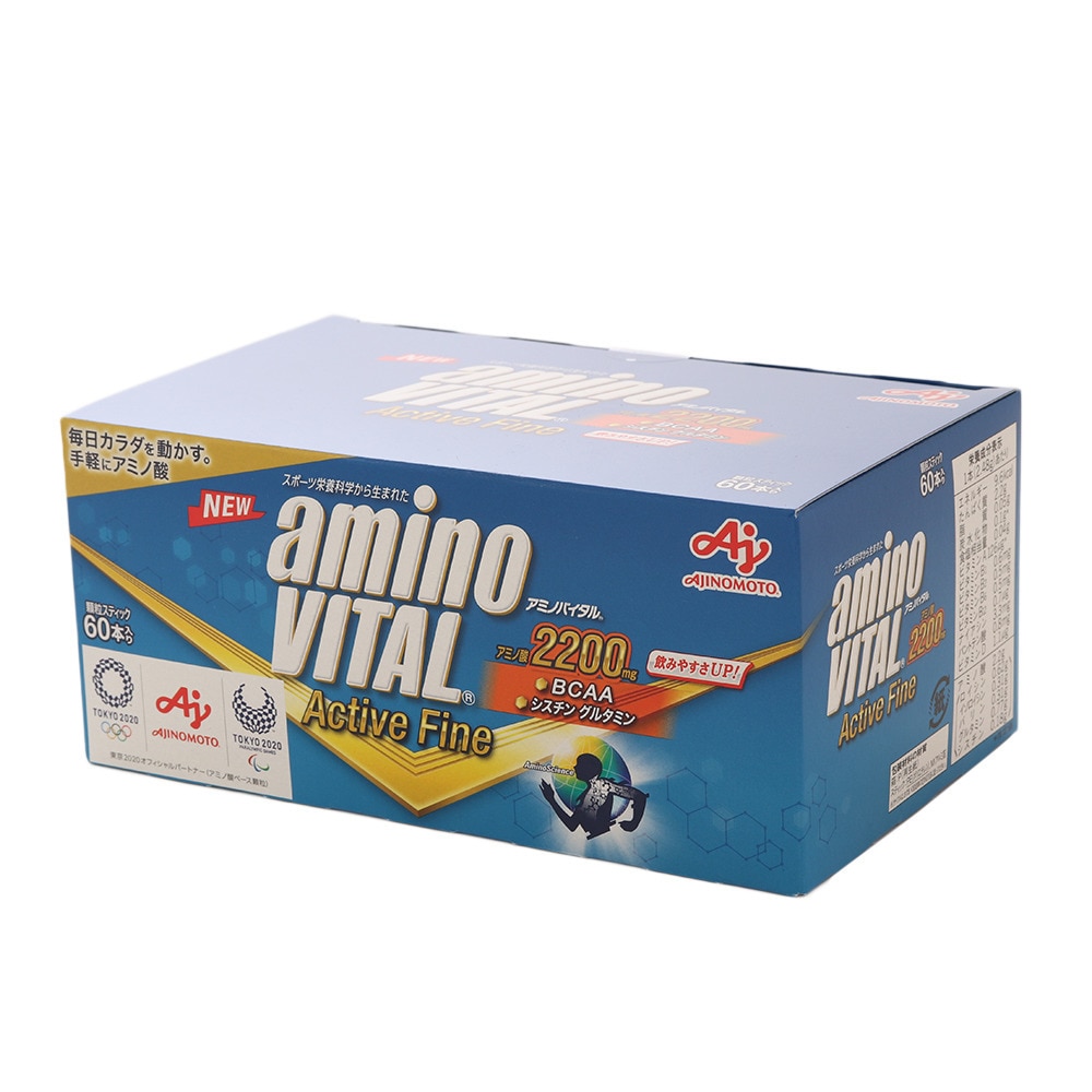 アミノバイタル（amino VITAL）（メンズ、レディース）アミノバイタル アクティブファイン グレープフルーツ味 60本入 148.8g アミノ酸 グルタミン