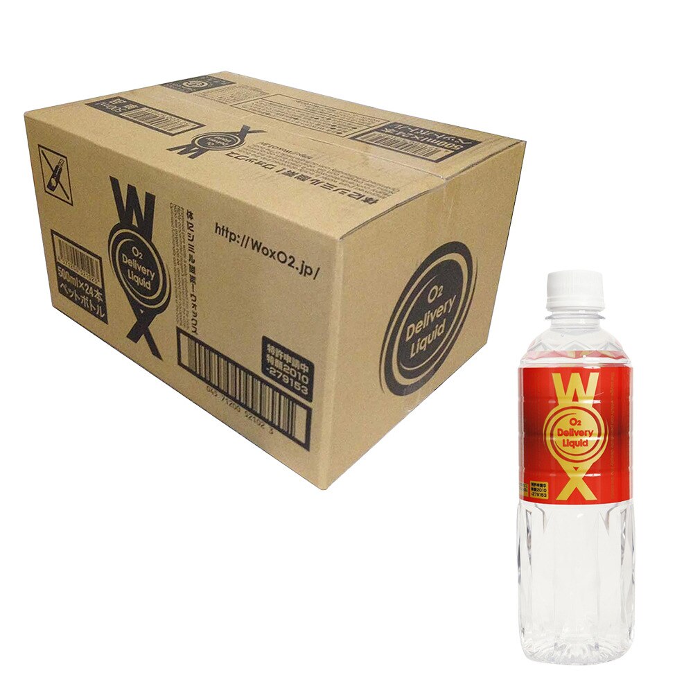 【24個入りセット】酸素水 乾燥対策 風邪予防 高濃度酸素リキッド ウォックス WOX