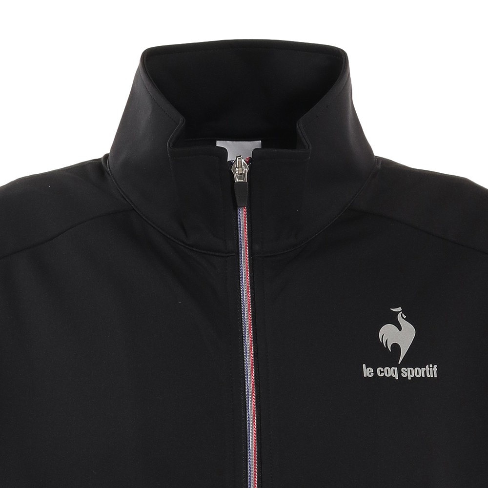 ルコック スポルティフ（Lecoq Sportif）（メンズ）クロスジャケット QMMSJF22XB BLK ブラック ジップアップ