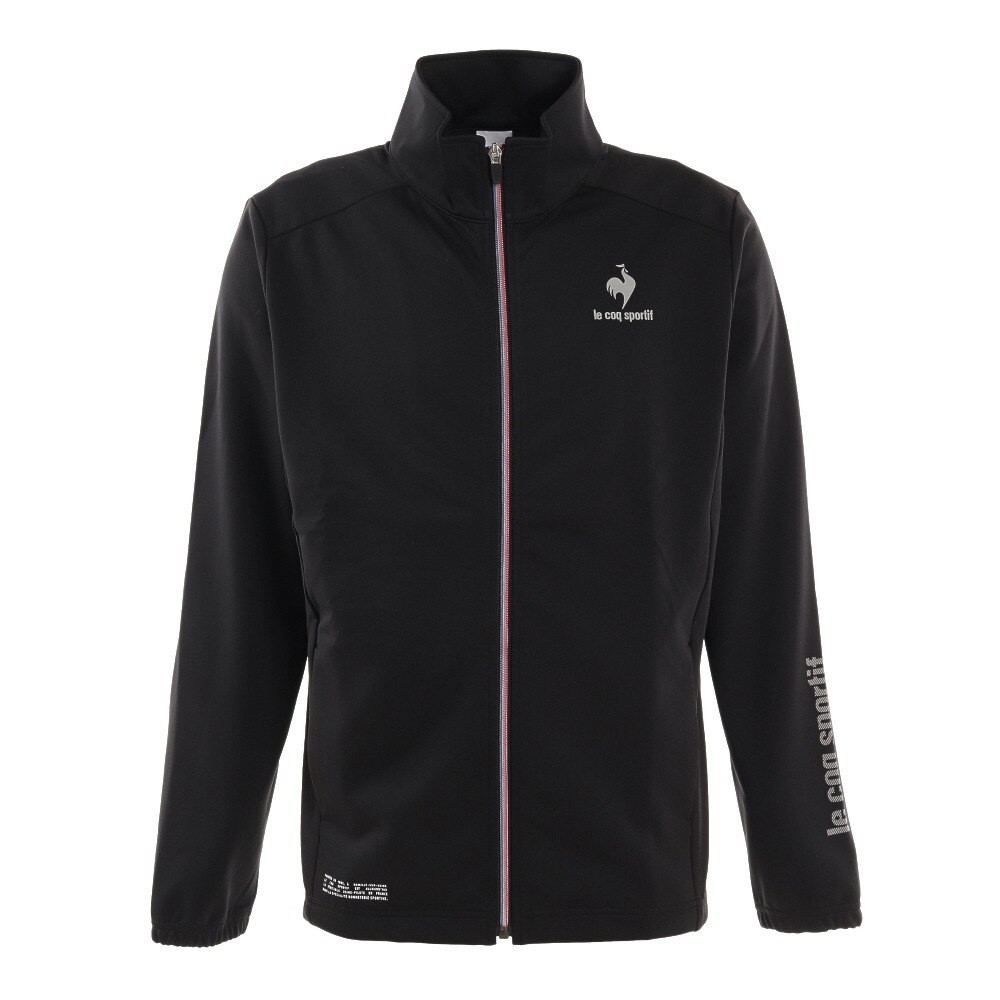 ルコックスポルティフ（lecoqsportif）（メンズ）クロスジャケット QMMSJF22XB BLK ブラック ジップアップ