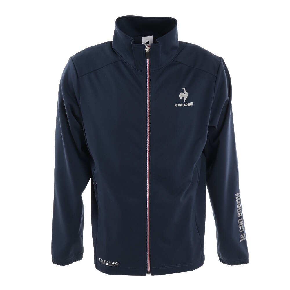 ルコック スポルティフ（Lecoq Sportif）（メンズ）ジャージウインドクロスジャケット QMMSJF22XB NVY