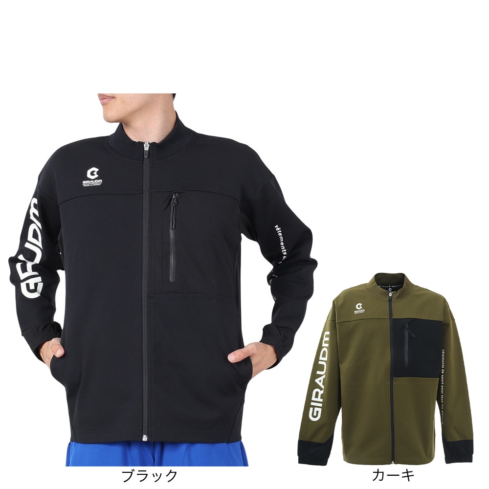ジローム（GIRAUDM）（メンズ）ウインドクロス ウォームアップ ジャケット 851GM1LJ2065 BLK