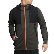 アンダーアーマー（UNDER ARMOUR）（メンズ）ジャケット ストレッチ カーキ ダークグリーン パフォーマンス ニット ハイブリッド ジャケット 1375518 310