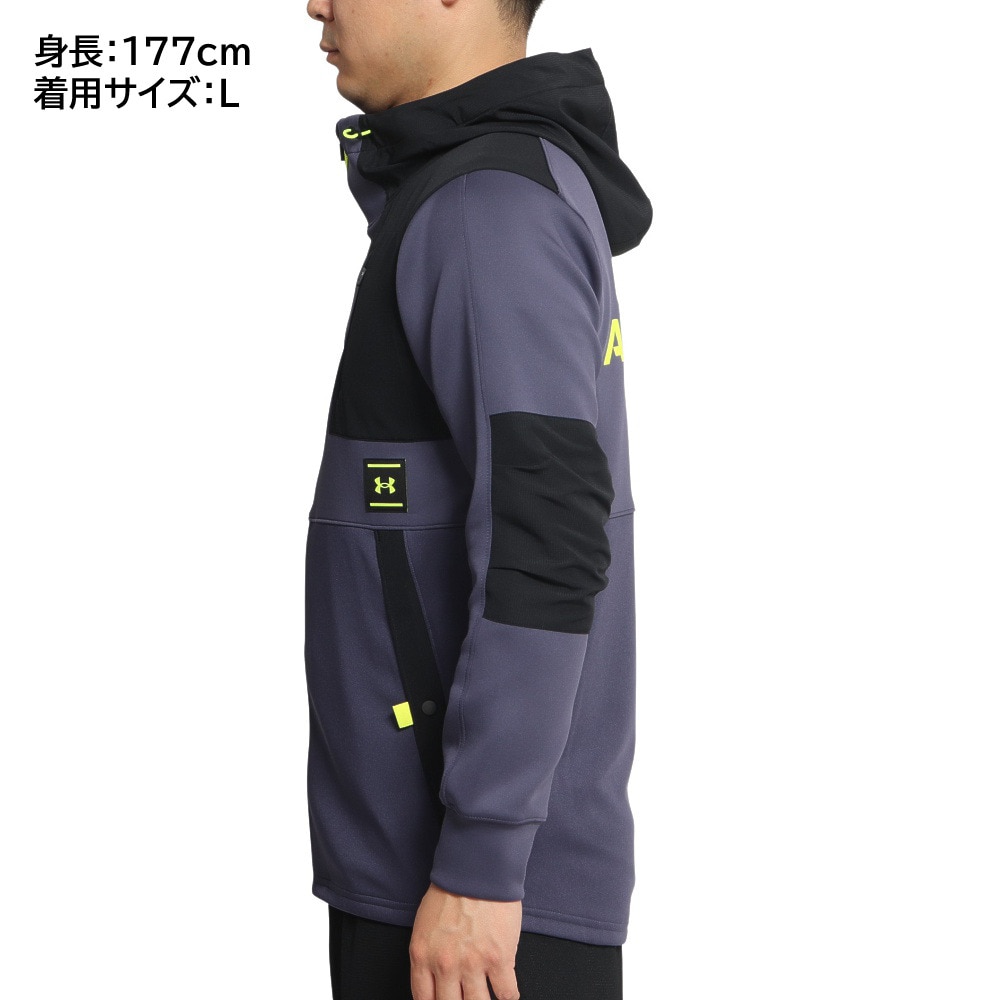 アンダーアーマー（UNDER ARMOUR）（メンズ）ジャージ メンズ パフォーマンス ニット ハイブリッド ジャケット 1375518 558