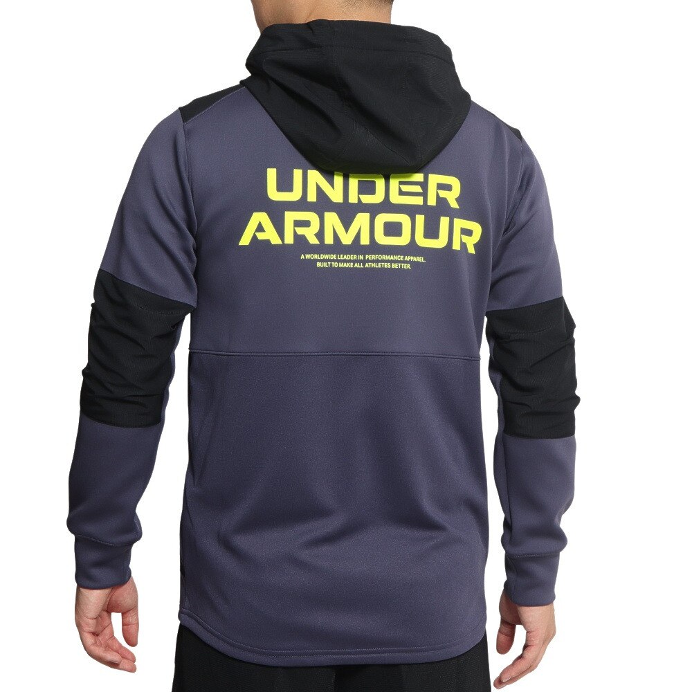 アンダーアーマー（UNDER ARMOUR）（メンズ）ジャージ メンズ パフォーマンス ニット ハイブリッド ジャケット 1375518 558