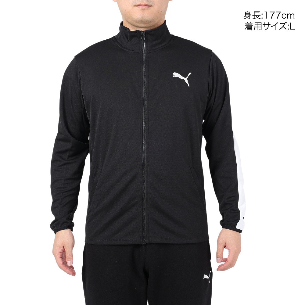 プーマ（PUMA）（メンズ）ESS トレーニングジャケット 845678 01 BLK