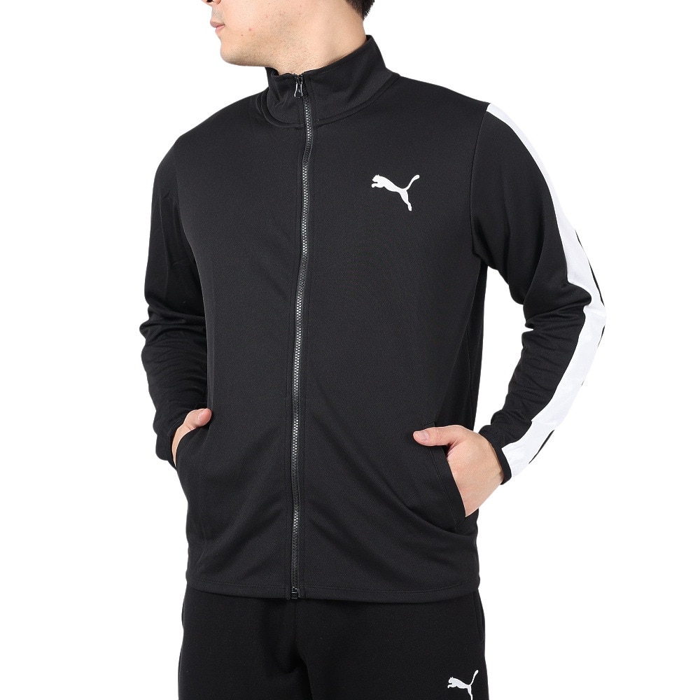 プーマ（PUMA）（メンズ）ESS トレーニングジャケット 845678 01 BLK