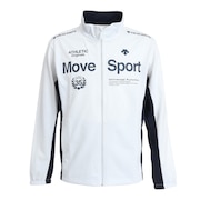 デサント（DESCENTE）（メンズ）DRY TRANSFER スタンドジャケット DMMTJF10 WH