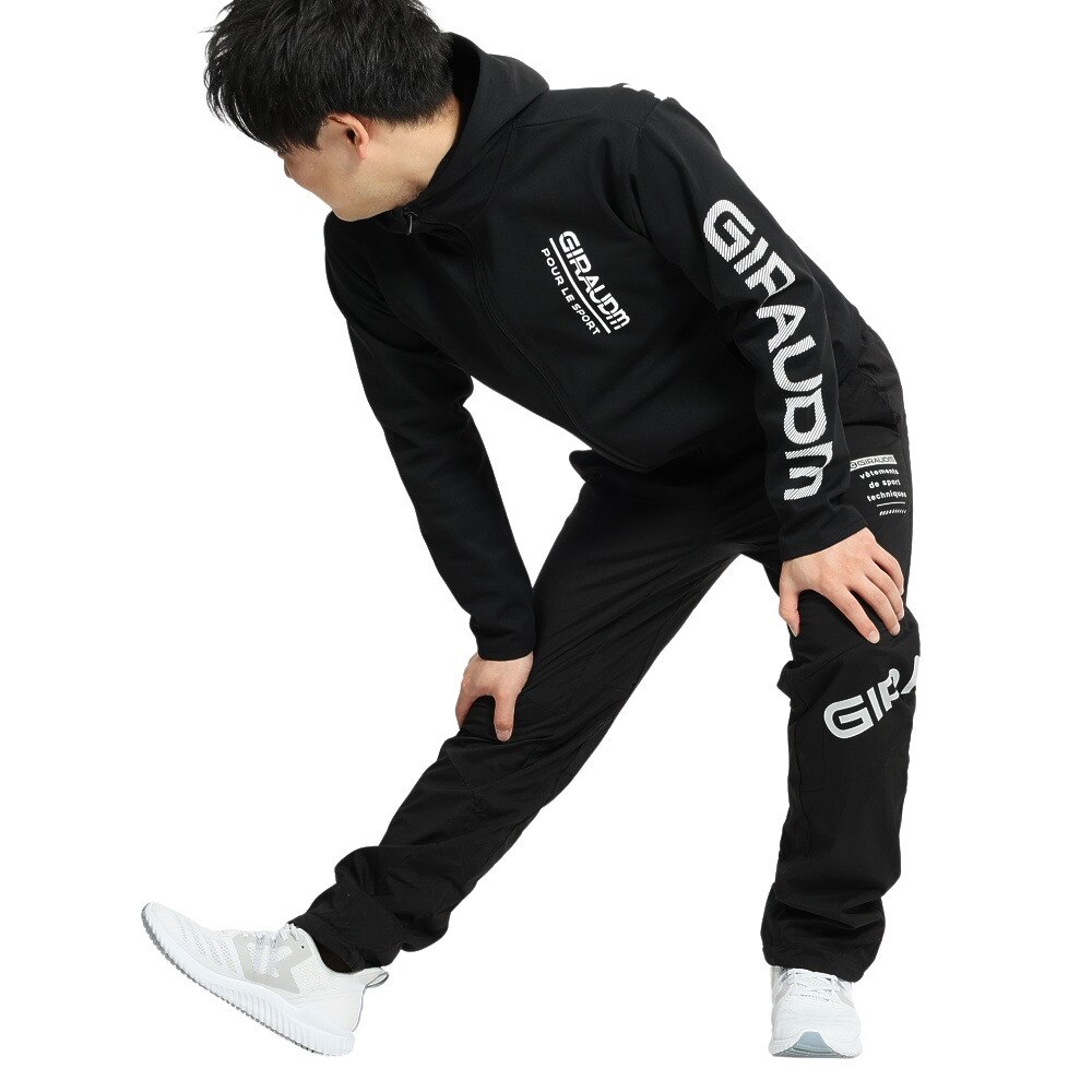 ジローム（GIRAUDM）（メンズ）ウォームアップジャケット WU2F0007-TR851-GRCD BLK