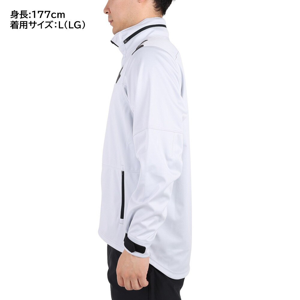 アンダーアーマー（UNDER ARMOUR）（メンズ）フルジップ 防風 撥水 UAアーマーニット ウインドジャケット 1378379 014  スポーツ用品はスーパースポーツゼビオ