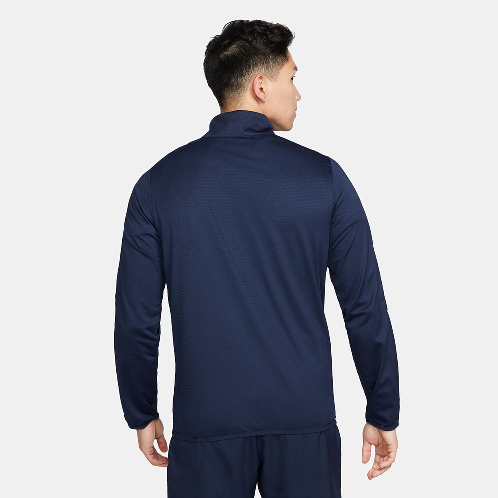 ナイキ（NIKE）（メンズ）ジャージ 上 ネイビー フルジップ 速乾 ドライフィット エピック ニット ジャケット DM6594-451