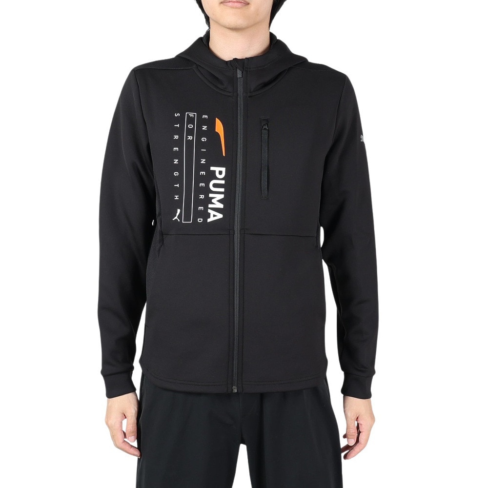 プーマ（PUMA）（メンズ）トレーニング ストレングス トレイン ニットジャケット 523545 01 BLK
