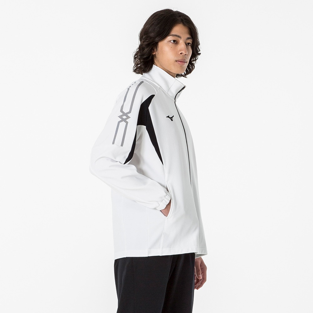 ミズノ（MIZUNO） MCライン ウォームアップジャケット ホワイト