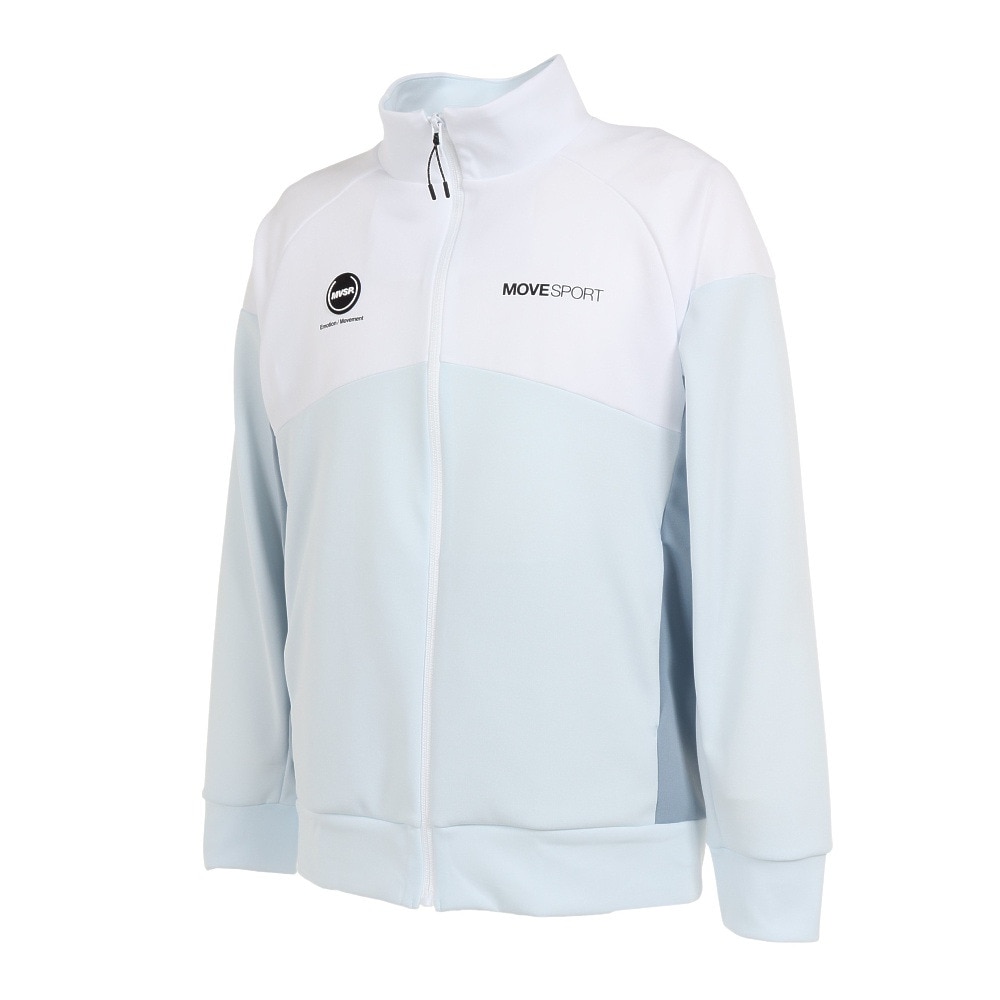 デサント（DESCENTE）（メンズ）ジャケット メンズ カラーブロックスタンド DX-C2364XB WHBL ホワイト ブルー