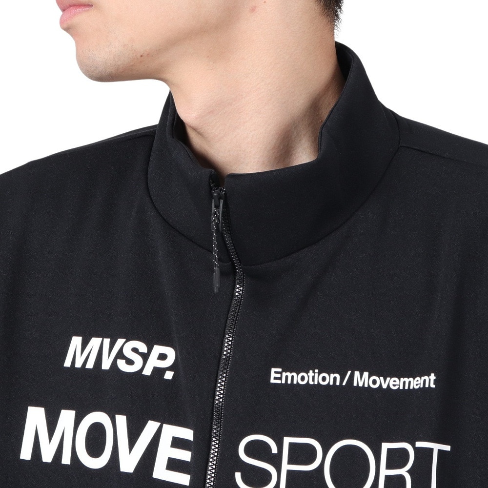 デサント（DESCENTE）（メンズ）ジャケット メンズ FULL GRAPHIC スタンド DMMVJF12 BK ブラック