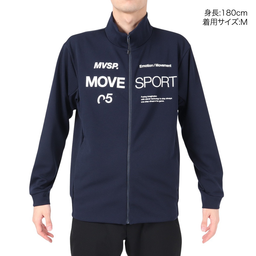 デサント（DESCENTE）（メンズ）FULL GRAPHIC スタンドジャケット DMMVJF12 NV ジャージ ネイビー
