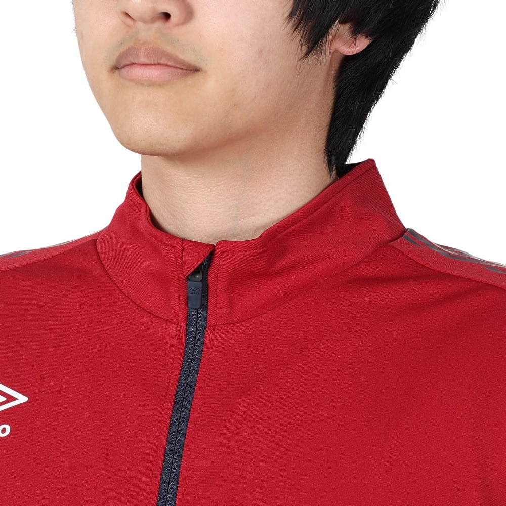 アンブロ（UMBRO）（メンズ）ウォームアップジャケット ジャージ UAS2150 DRED