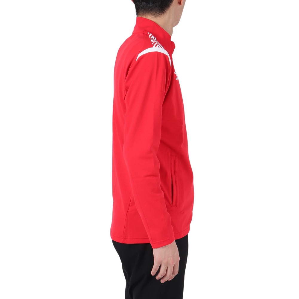 アンブロ（UMBRO）（メンズ）ジャケット メンズ ウォームアップ UAS2150 MRED レッド ジャージ