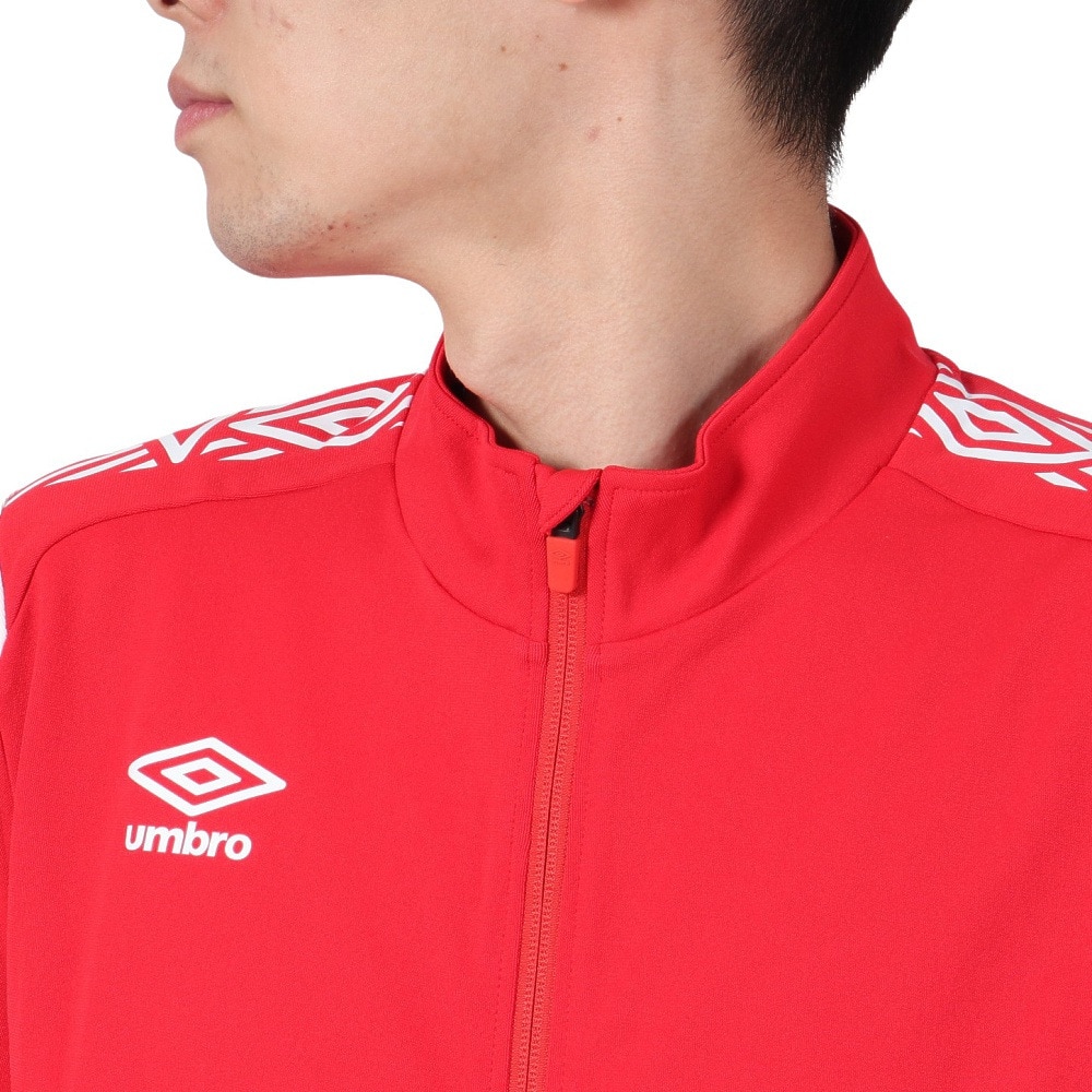アンブロ（UMBRO）（メンズ）ジャケット メンズ ウォームアップ UAS2150 MRED レッド ジャージ