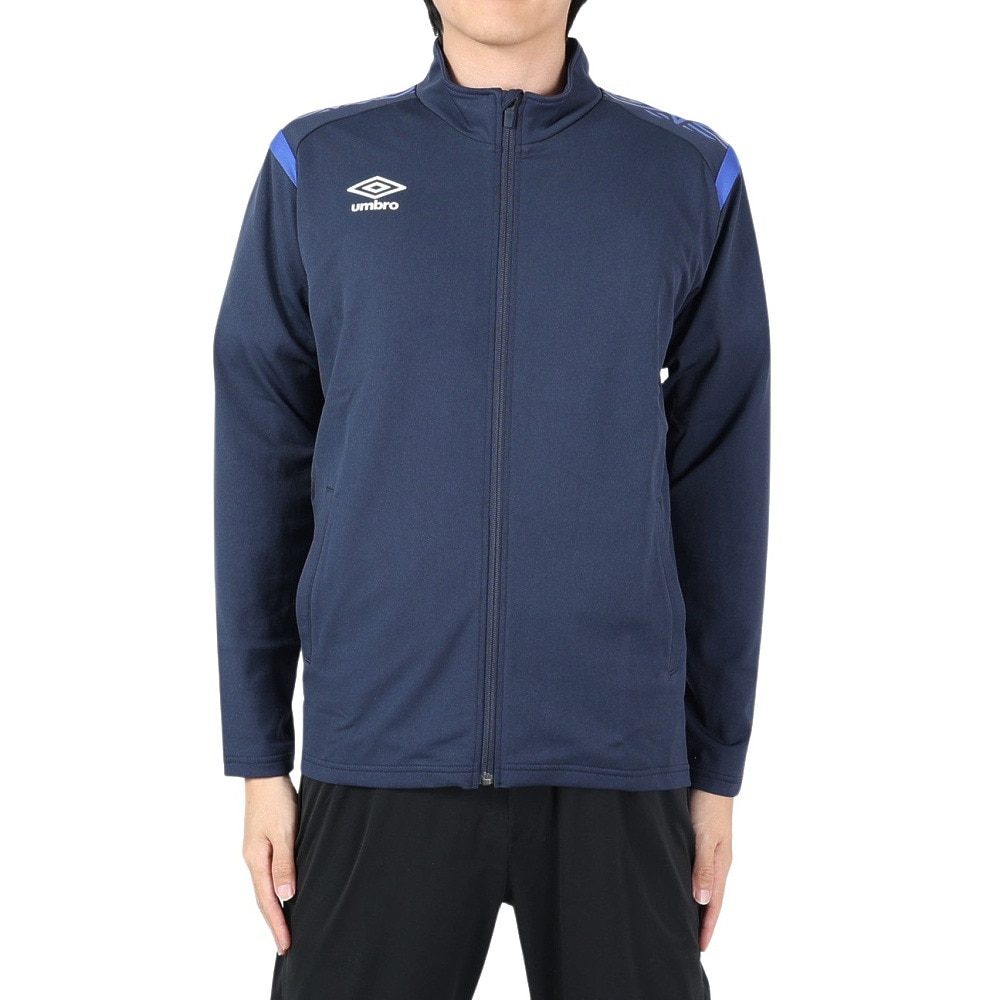アンブロ（UMBRO）（メンズ）ウォームアップジャケット ジャージ UAS2150 NVBU