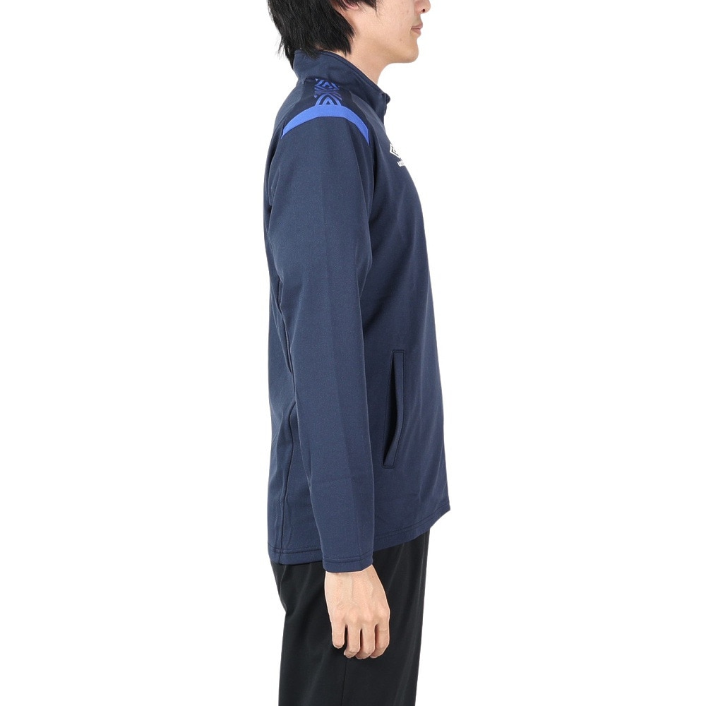 アンブロ（UMBRO）（メンズ）ウォームアップジャケット ジャージ UAS2150 NVBU