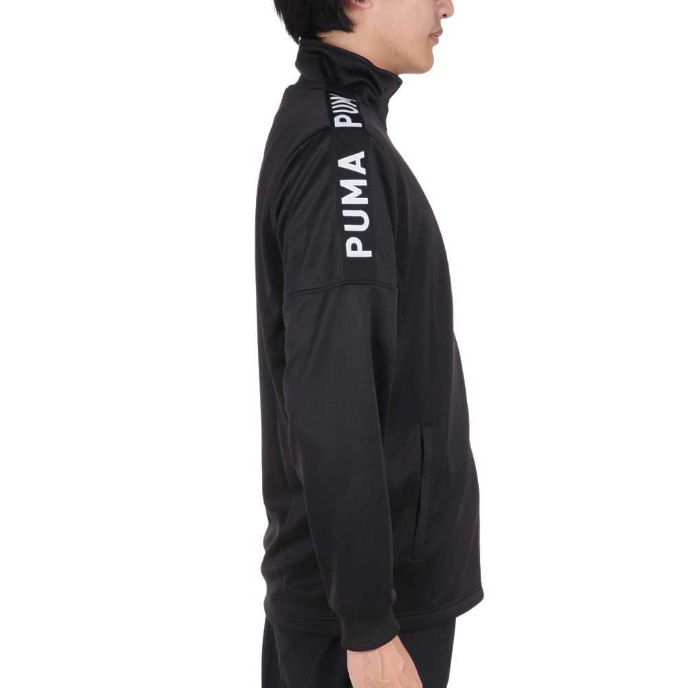 プーマ（PUMA）（メンズ）ジャージ メンズ トレーニング ニット ジャケット テープ 523551 01 BLK
