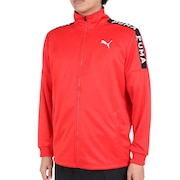 (メンズ)ジャージ メンズ トレーニング ニット ジャケット テープ 523551 20 RED