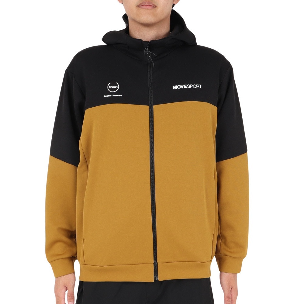 デサント（DESCENTE）（メンズ）ウインドクロス フルジップフーディー DX-C2547XB BGBK