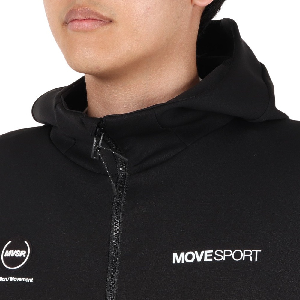 デサント（DESCENTE）（メンズ）ウインドクロス フルジップフーディー DX-C2547XB BGBK