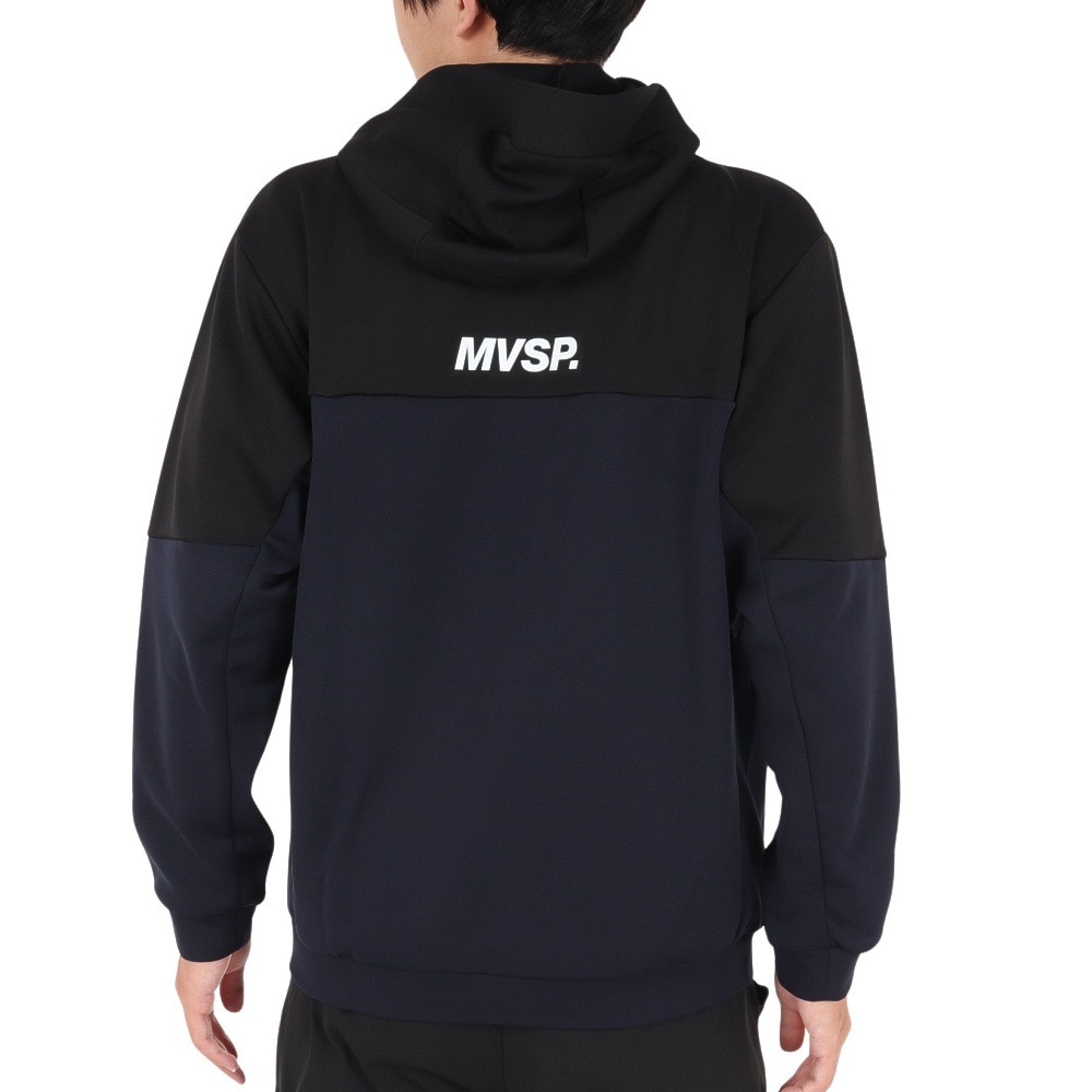 デサント（DESCENTE）（メンズ）ウインドクロス フルジップフーディー DX-C2547XB NVBK